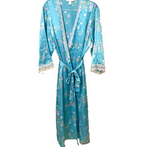 Vintage Oscar de la Renta Women's Robe Retro Sz Large